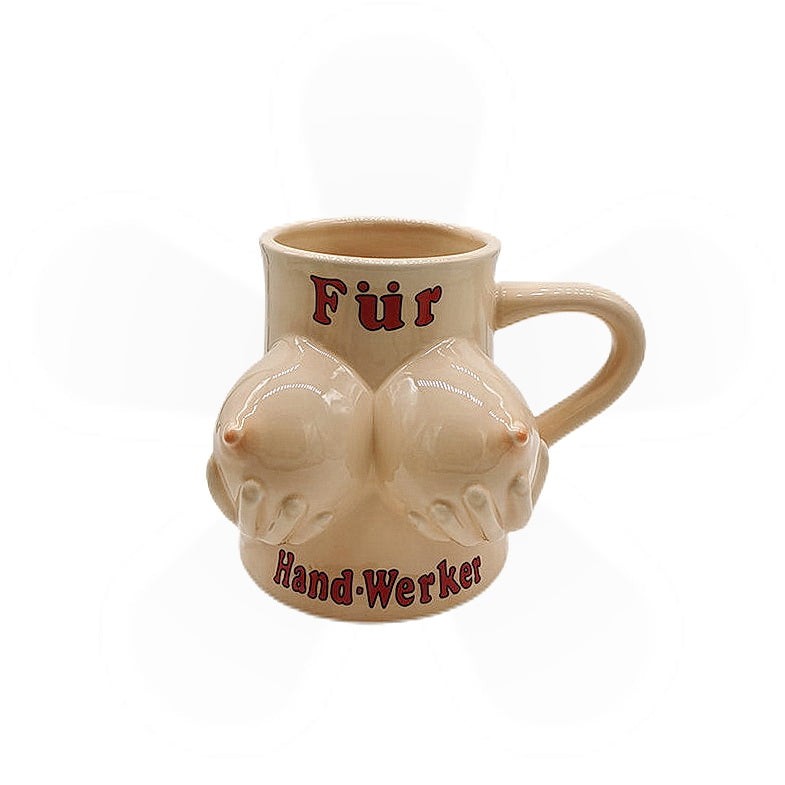 Handmade boobs Mug - Large Tits MUG  450ml - acacuss