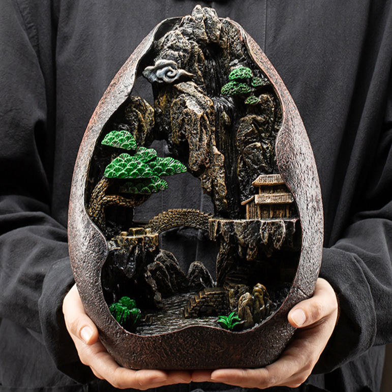 Incense Burner Backflow for Cones