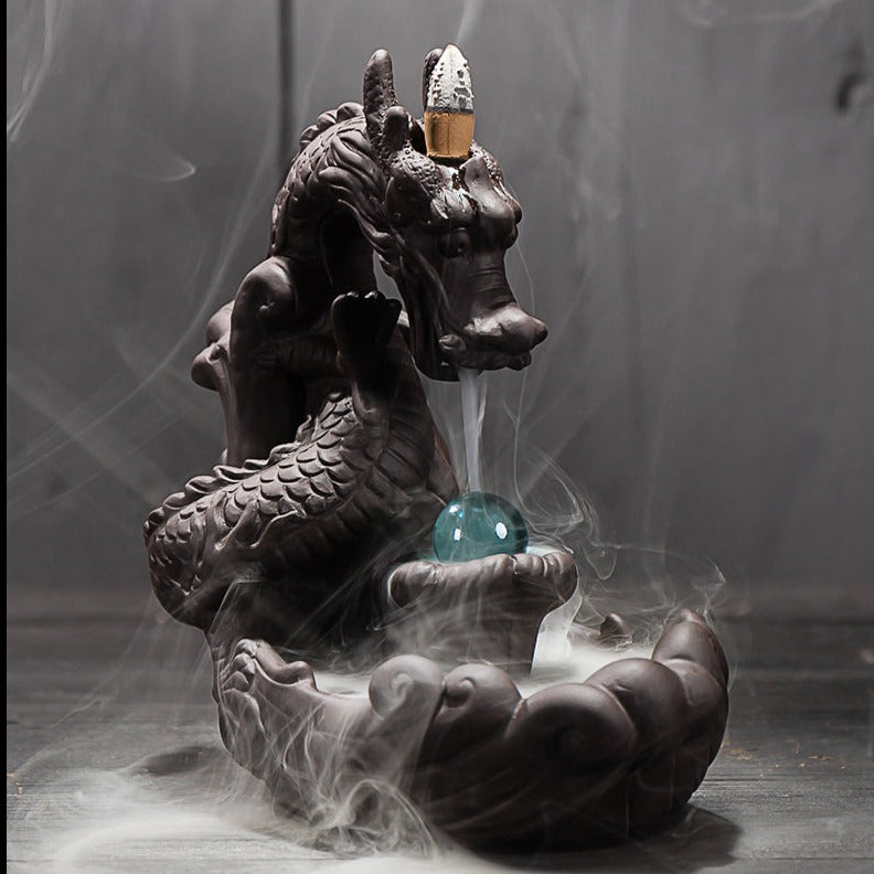 Incense Burner Dragon - acacuss