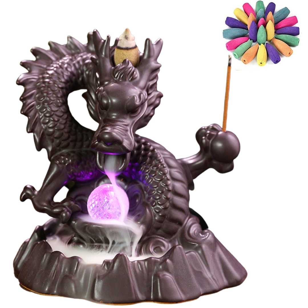 ドラゴン彫刻の製香炉 香炉ドラゴン – acacuss