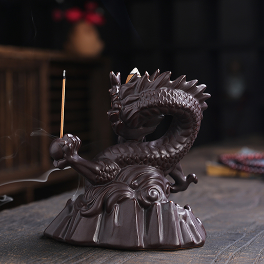 Incense Burner Dragon - acacuss