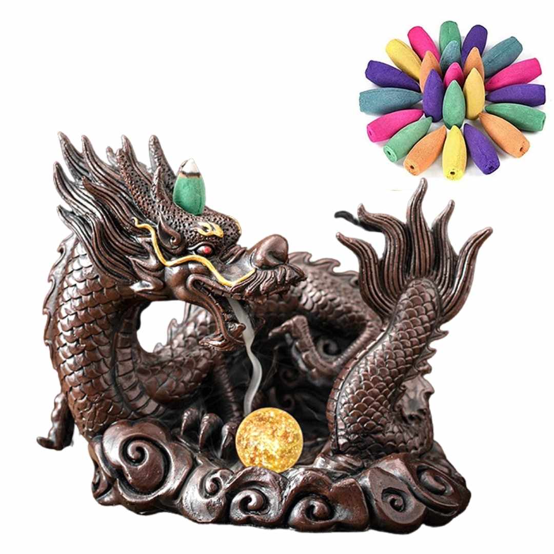Incense Burner Dragon - acacuss