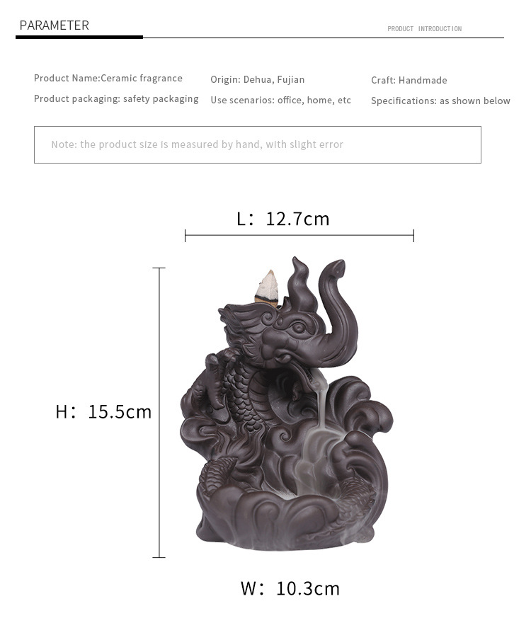 Incense Cone Waterfall with FREE 20 Cones - acacuss