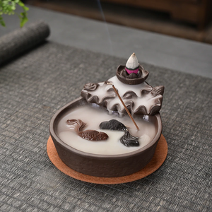 Incense Waterfall - Incense Burner for Cones Fish - acacuss