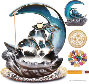 Incense stick holder - Moon Incense Burner - acacuss