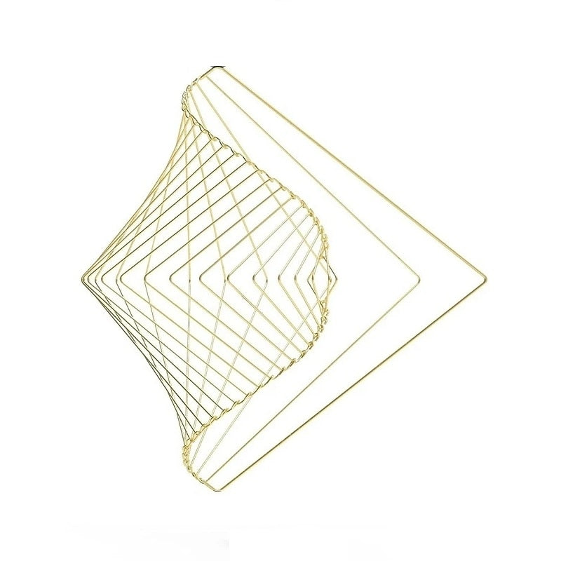Innovative TOP Atellani Rotating Kinetic Wind Spinner Decompression Metal Crafts Gifts Office Decoratio Kinetrika Fibonacci acacuss