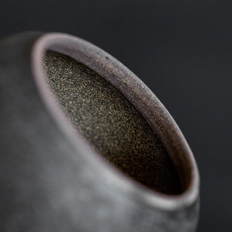 ACACUSS Japanese Ceramic Tea Container Cans Canister | Retro Stoneware | Ceramic Airtight pot Gong Fu | Candy Can | Tea Ceremony Accessories - ACACUSS