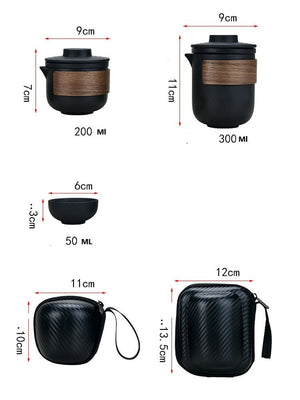 Japanese Travel Ceramic Tea Cup - acacuss