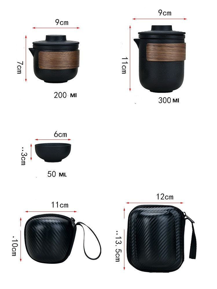 Japanese Travel Ceramic Tea Cup - acacuss
