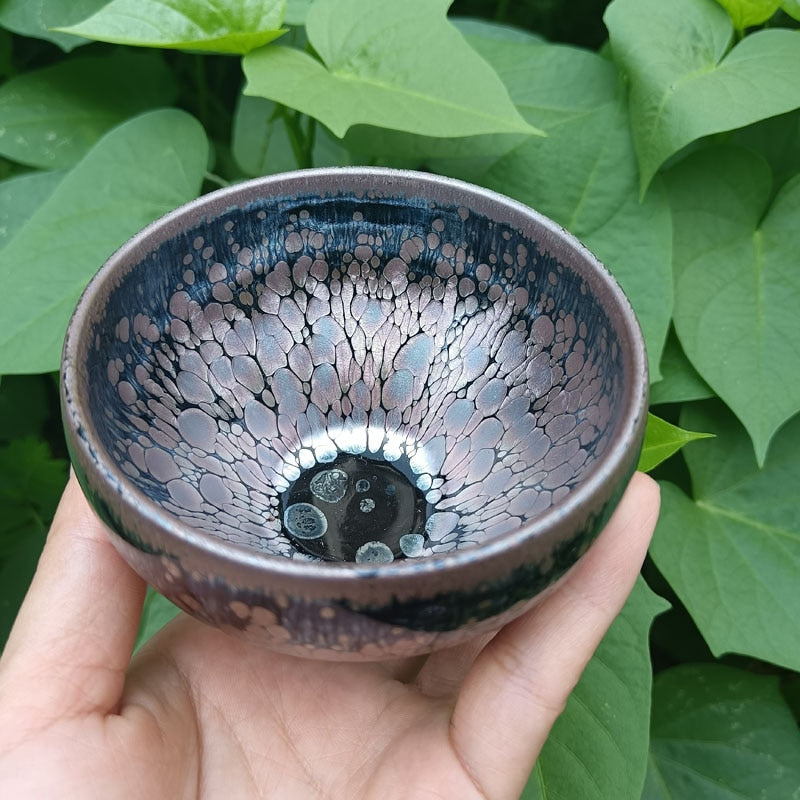 Amazon.co.jp: 中国茶碗 陶磁器 Jianzhan 茶器 手作り ユニーク