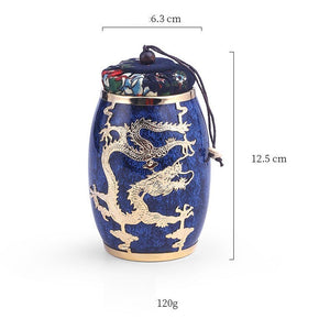 Jianzhan Gold InLaid Tea Caddy Sealed Storage Coffee Canister  - Kung Fu Tea Set Kitchen Tank Storage Tank Tea Set Accessories - acacuss