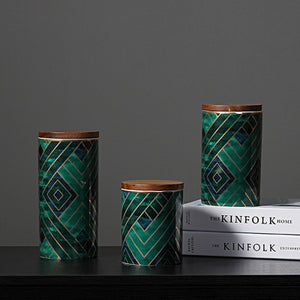 Keramik kaffeedose luftdicht kaffeebehälter | Teedosen aus Keramik, Retro-Steingut, luftdicht - acacuss