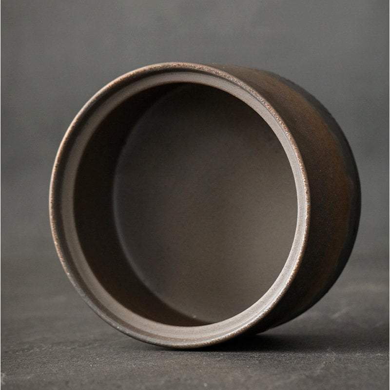 ACACUSS Kitchen Canister Storage spice & coffee jars | Retro Stoneware | Ceramic Airtight pot Gong Fu | Candy Can - ACACUSS