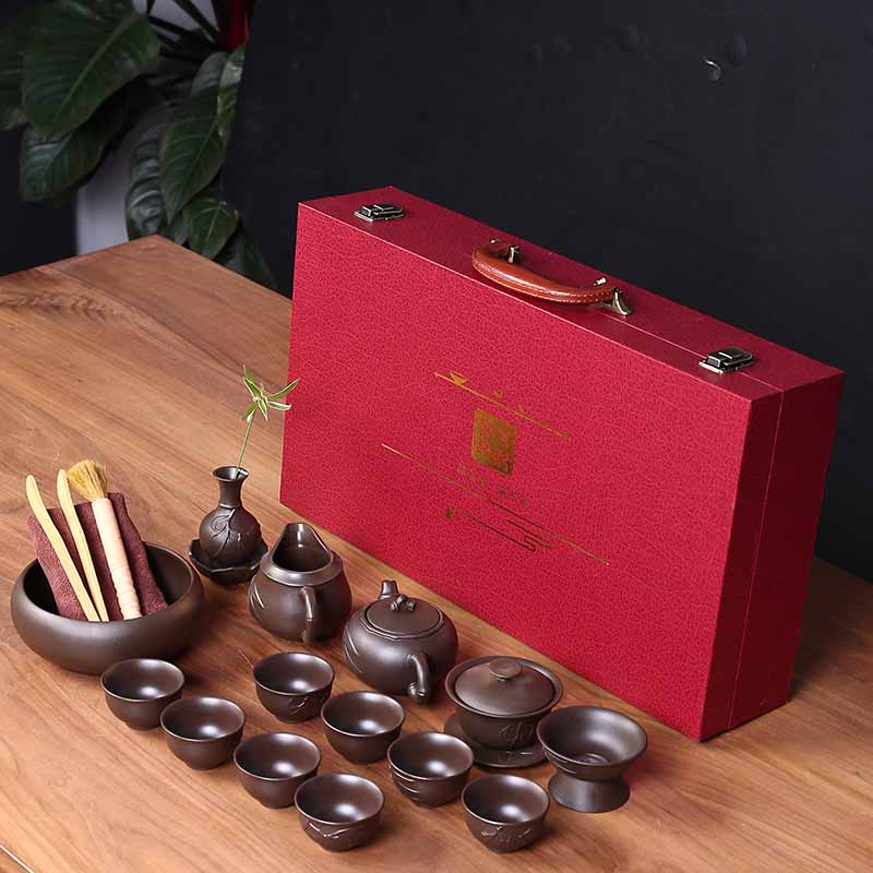 Kung Fu Chinese Cup Tea Set Accessories Service Bubble Gaiwan Kettle Tea Set Infuser Maker Jogo De Xicaras Kitchen Sets YX50TS acacuss