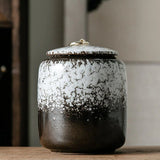 ACACUSS Tea Caddy and Coffee Container  | Ceramic jar | Ceramic Tea Tin Airtight pot Gong Fu | tea storage box| Tea Ceremony Accessories - ACACUSS