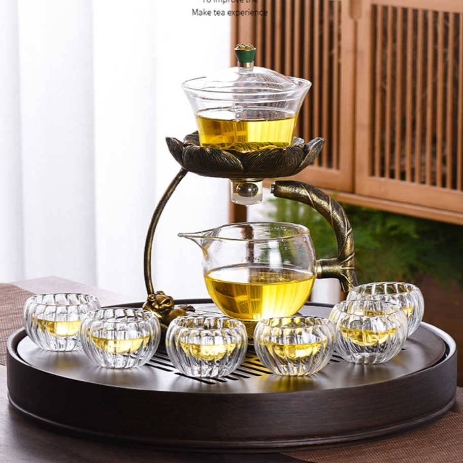 Lazy Kung Fu Tea Set Glass - acacuss