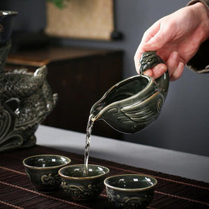 Loose leaf tea infuser for Herbal TEA Best tea Lover Gift Dragon - ACACUSS