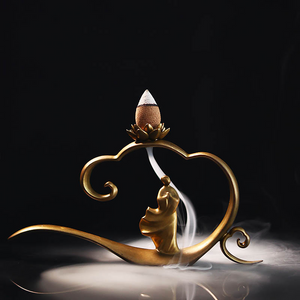 Luxury Brass Incense Burner acacuss
