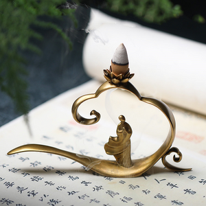 Luxury Brass Incense Burner acacuss