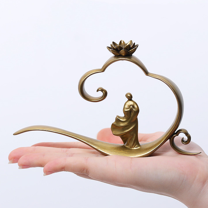Luxury Brass Incense Burner acacuss