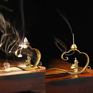 Luxury Brass Incense Burner acacuss
