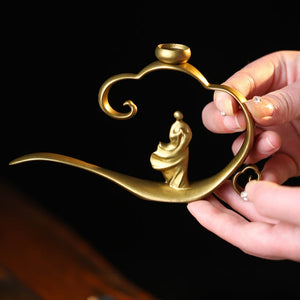 Luxury Brass Incense Burner acacuss