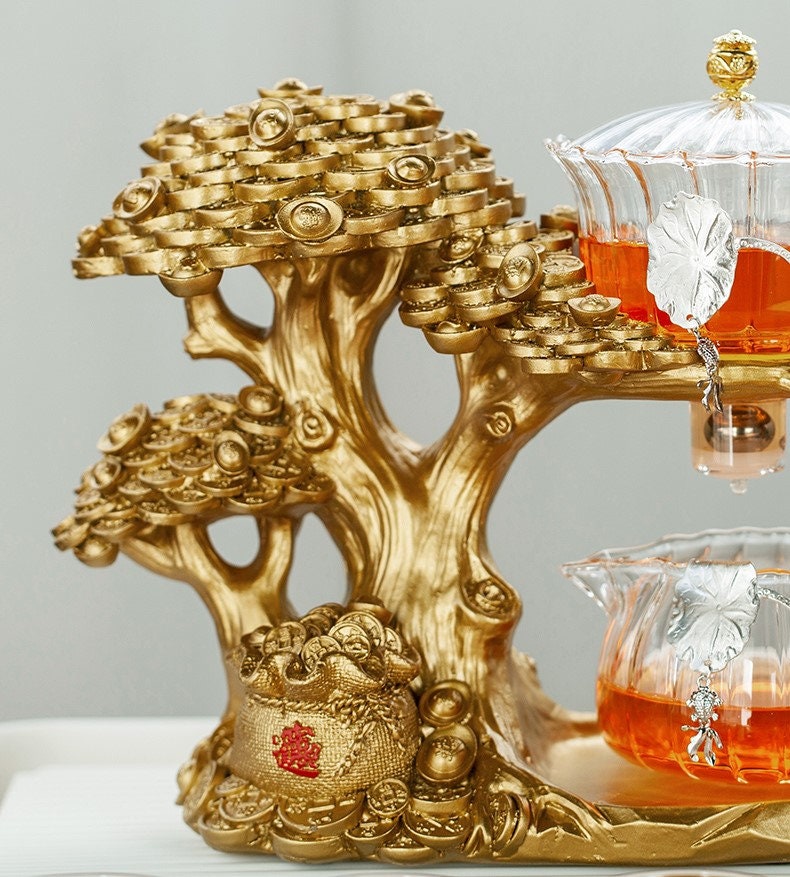 ACACUSS Tea set + Incense Holder Loose leaf tea infuser for Herbal TEA Best tea Lover Gift | Tree tea infuser Organic Tea Gift Box - ACACUSS