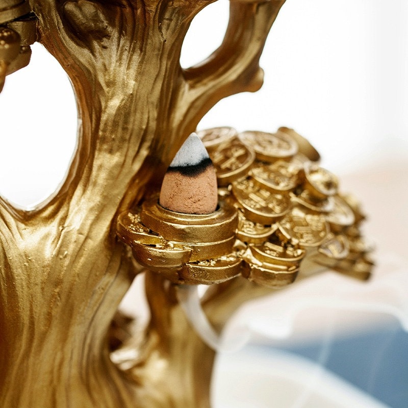 ACACUSS Tea set + Incense Holder Loose leaf tea infuser for Herbal TEA Best tea Lover Gift | Tree tea infuser Organic Tea Gift Box - ACACUSS