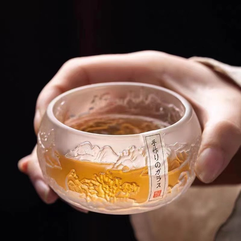 Master Cup Japanese Kung Fu Tea Cup Crystal Tea Bowl Personal Household Tea Cup Tea Set Wholesale Tea Cup acacuss