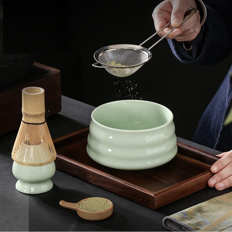 Matcha Set with Bamboo Whisk acacuss