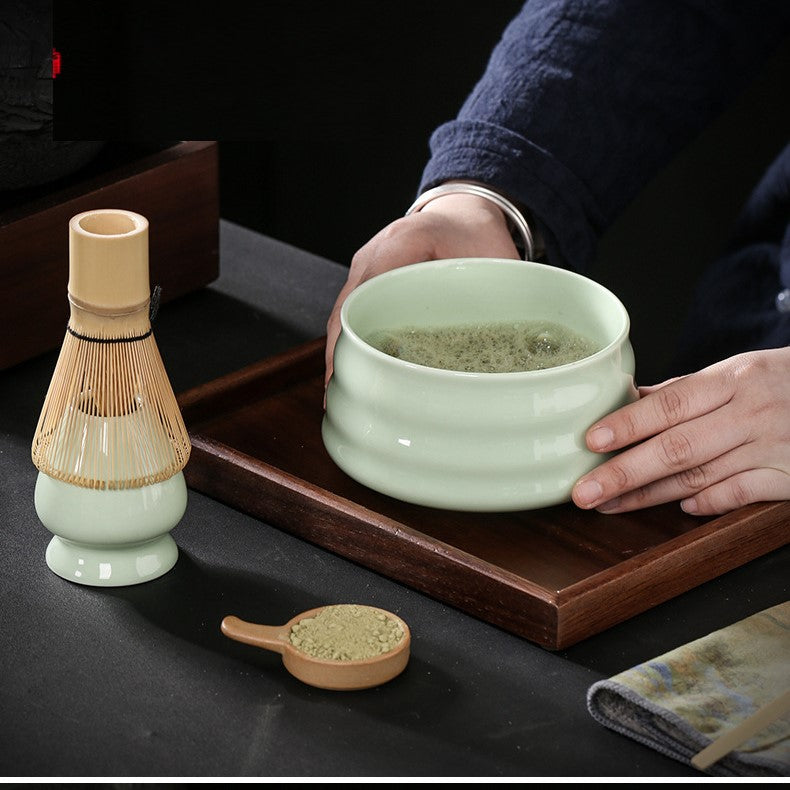 Matcha Set with Bamboo Whisk acacuss