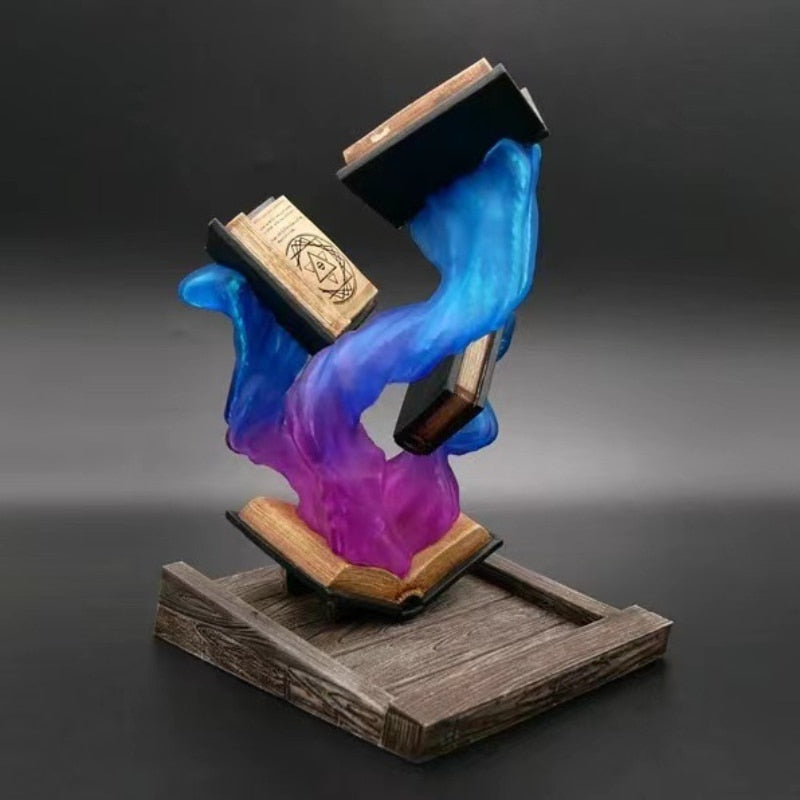 New home creative tower book decoration design resin design home hand office living room decoration crafts acacuss