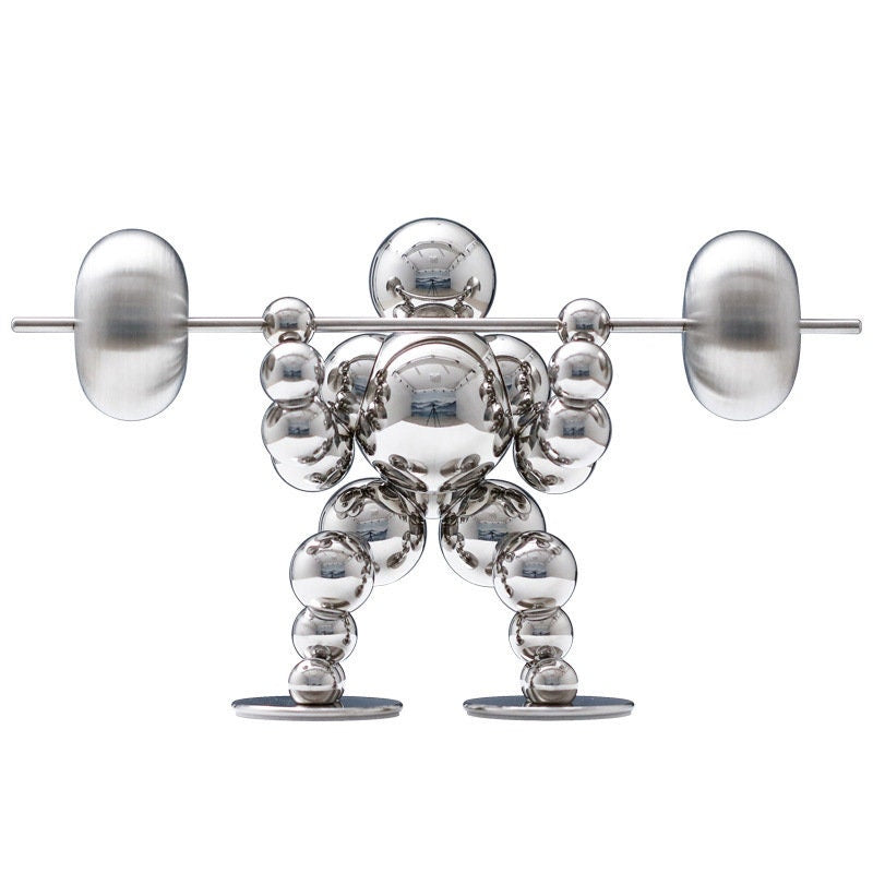 Nordic Abstract Home Decor Metal Ornaments Figurine Sports Style Statue Tabletop Decoration Figurine Nordic Style Decoration Creative Gift - ACACUSS