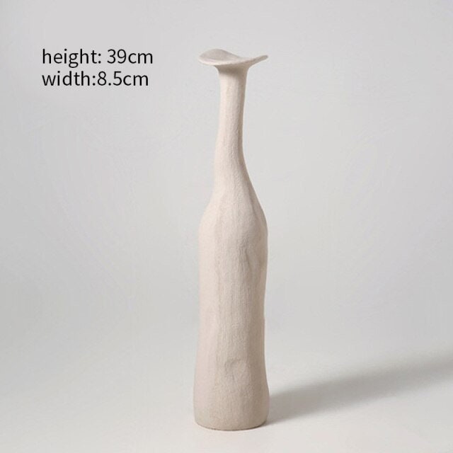 Unique Handmade Nordic Colorful vase for Bookshelf Home Decor or housewarming new home gift - ACACUSS