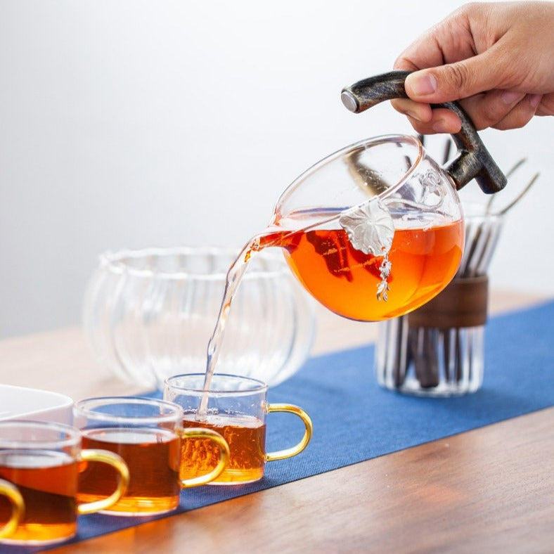 ACACUSS Oriental Dragon Tea Set Infuser | Chinese Vintage Tea Set | Tureen Tea Cups - ACACUSS