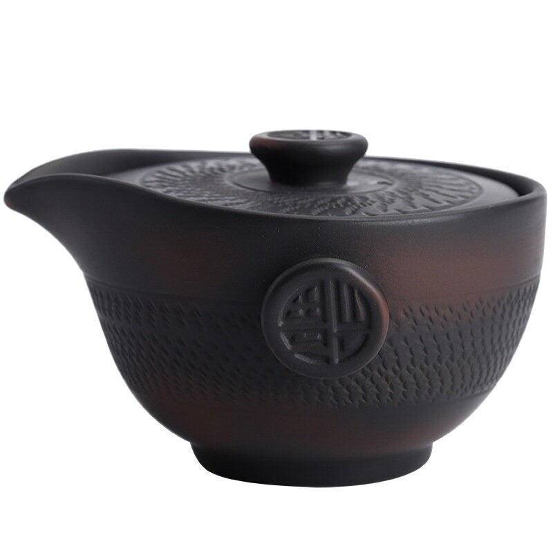 ACACUSS PURPLE Handmade 150ml TEAPOT  Household Retro Handmade Single Pot Famous Small Teapot - Kung Fu Tea Ceremony gaiwan - ACACUSS