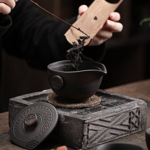 ACACUSS PURPLE Handmade 150ml TEAPOT  Household Retro Handmade Single Pot Famous Small Teapot - Kung Fu Tea Ceremony gaiwan - ACACUSS
