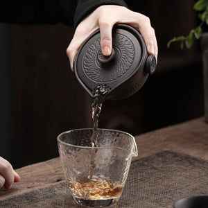 ACACUSS PURPLE Handmade 150ml TEAPOT  Household Retro Handmade Single Pot Famous Small Teapot - Kung Fu Tea Ceremony gaiwan - ACACUSS