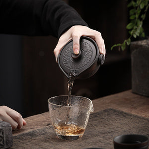 ACACUSS PURPLE Handmade 150ml TEAPOT  Household Retro Handmade Single Pot Famous Small Teapot - Kung Fu Tea Ceremony gaiwan - ACACUSS