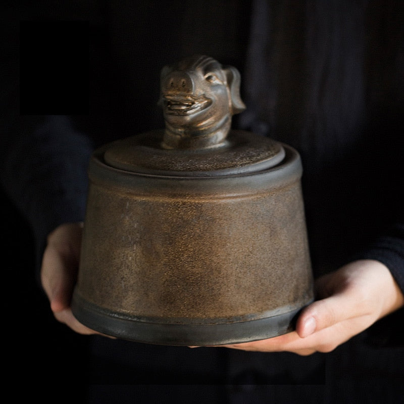 Pet Ashes Cremation Holder Urns Dog Cat Memorial Casket Animal Funeral Keepsake 500g Large Capacity Pig Horse OX Caskets Copper acacuss