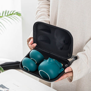 Portable LUCKY CAT mug Tea Set - acacuss