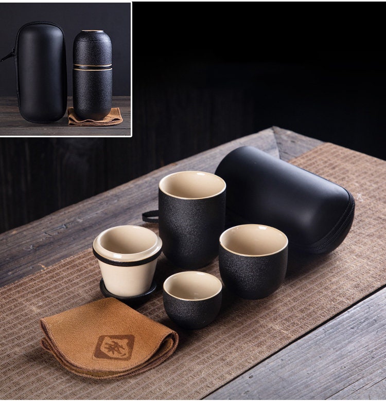Portable office or outdoor tea set - acacuss