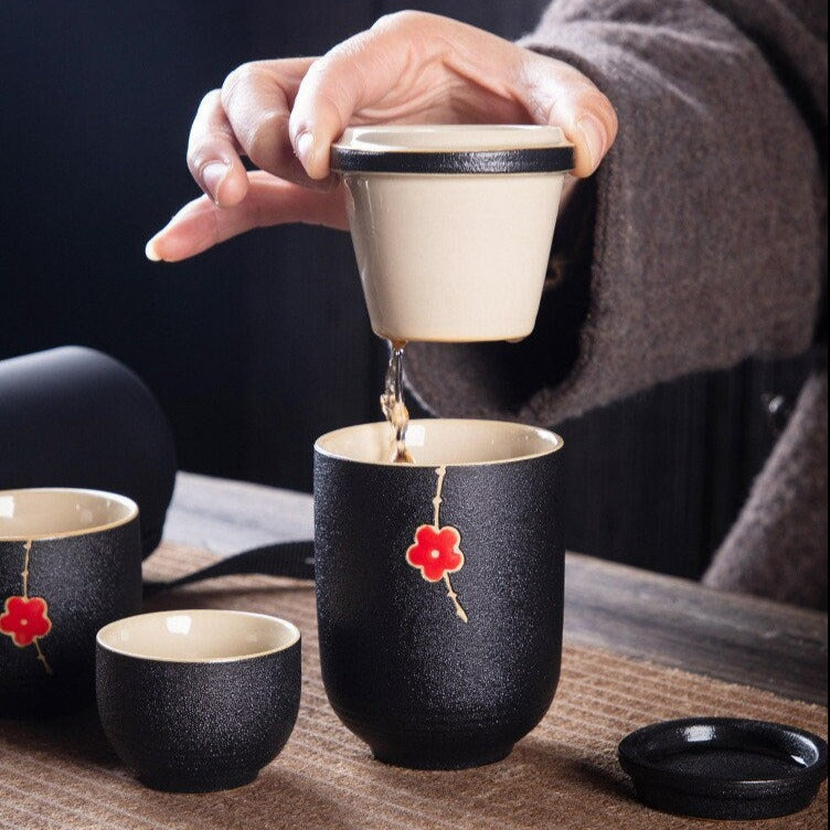 Portable office or outdoor tea set - acacuss