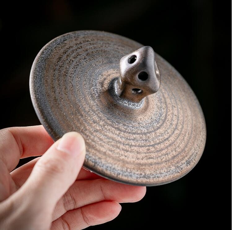 ACACUSS Retro Ceramic Large Tea Containers Pot Sealed Storage Tank for Tea & Coffee | Retro Stoneware | Ceramic Airtight pot Gong Fu - ACACUSS