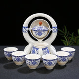 ACACUSS Office Creative Tea Maker Ceramic Semi-automatic 360 rotate Tea Maker Teapot - rotative tea set home gift - ACACUSS