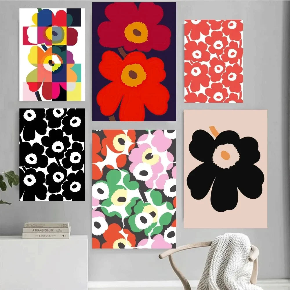 M-Marimekkos art Poster Home Office Wall Bedroom Living Room Kitchen Decoration Painting