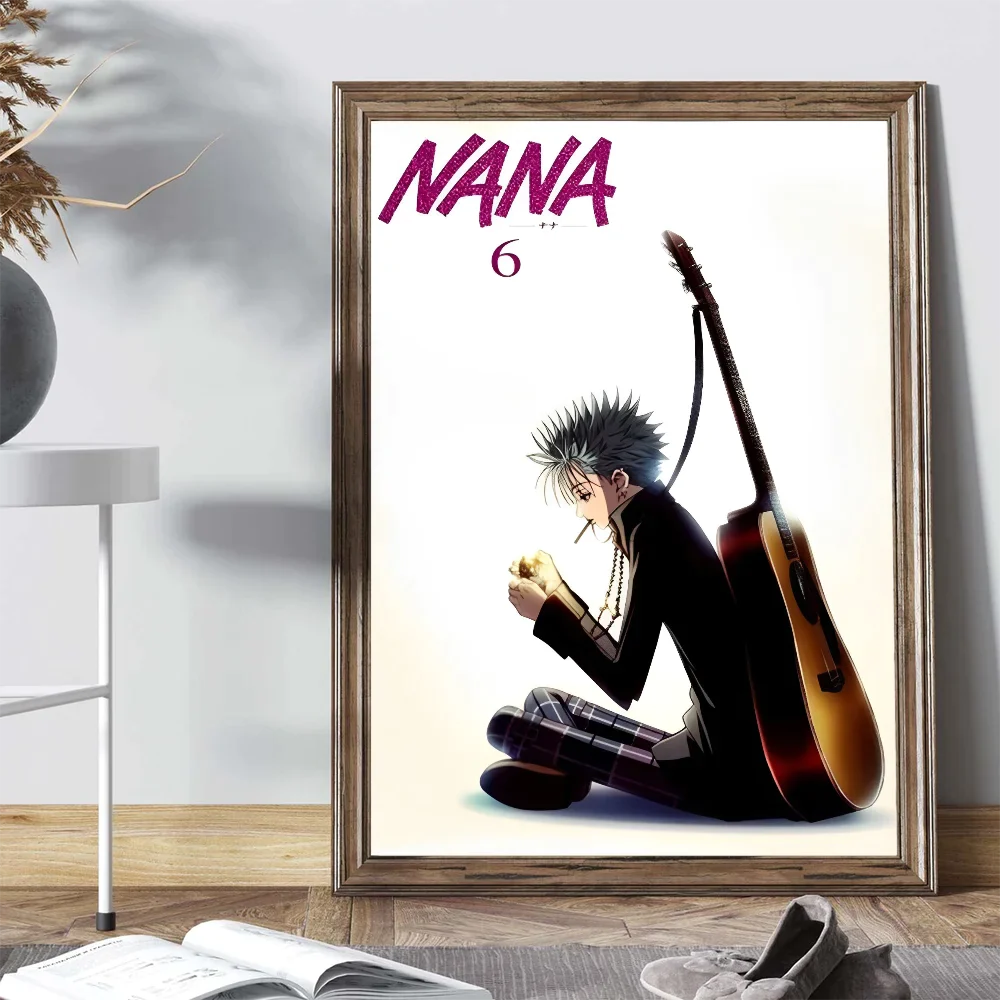 Japanese Classic Anime NANA Poster Self-adhesive Art Poster Retro