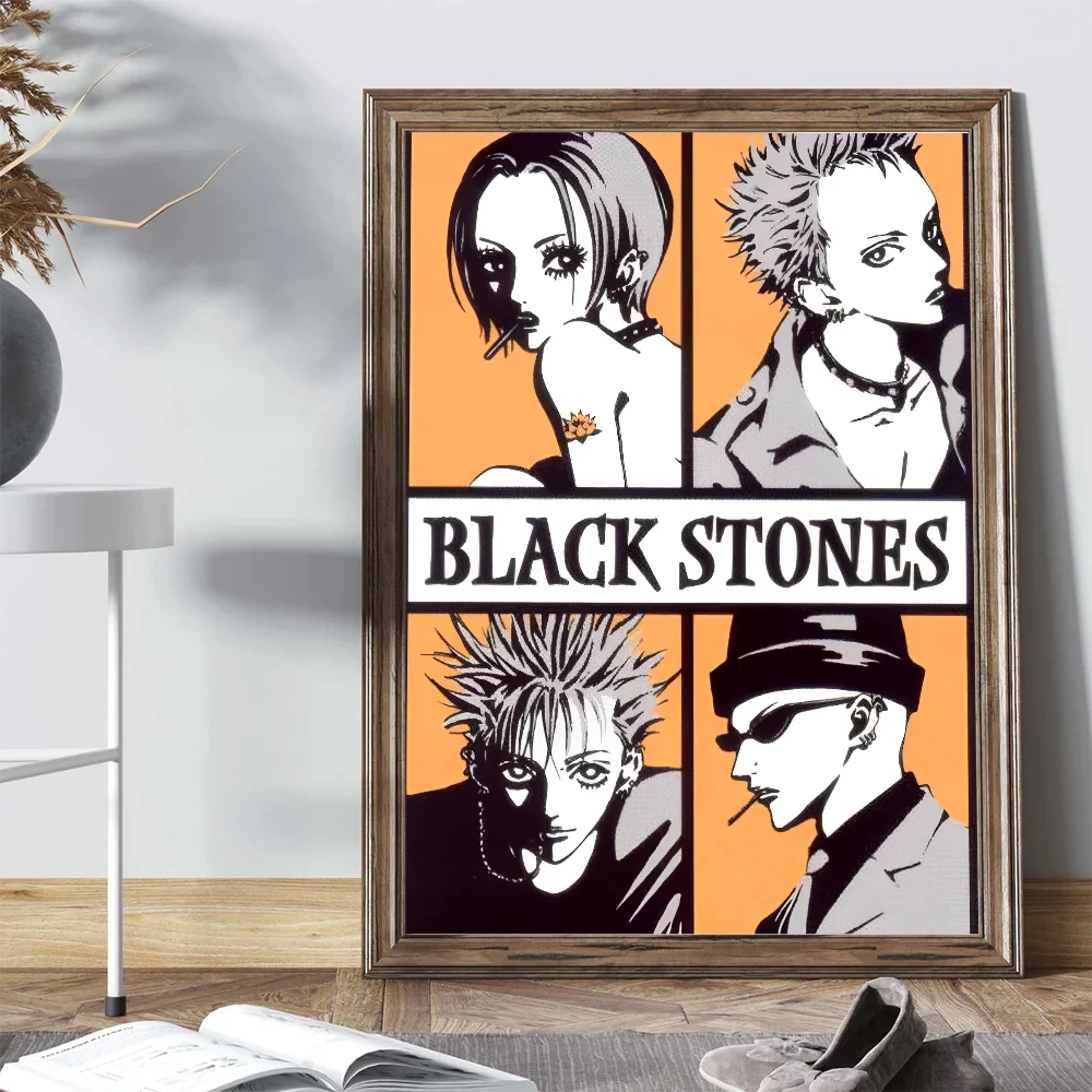 Japanese Classic Anime NANA Poster Self-adhesive Art Poster Retro