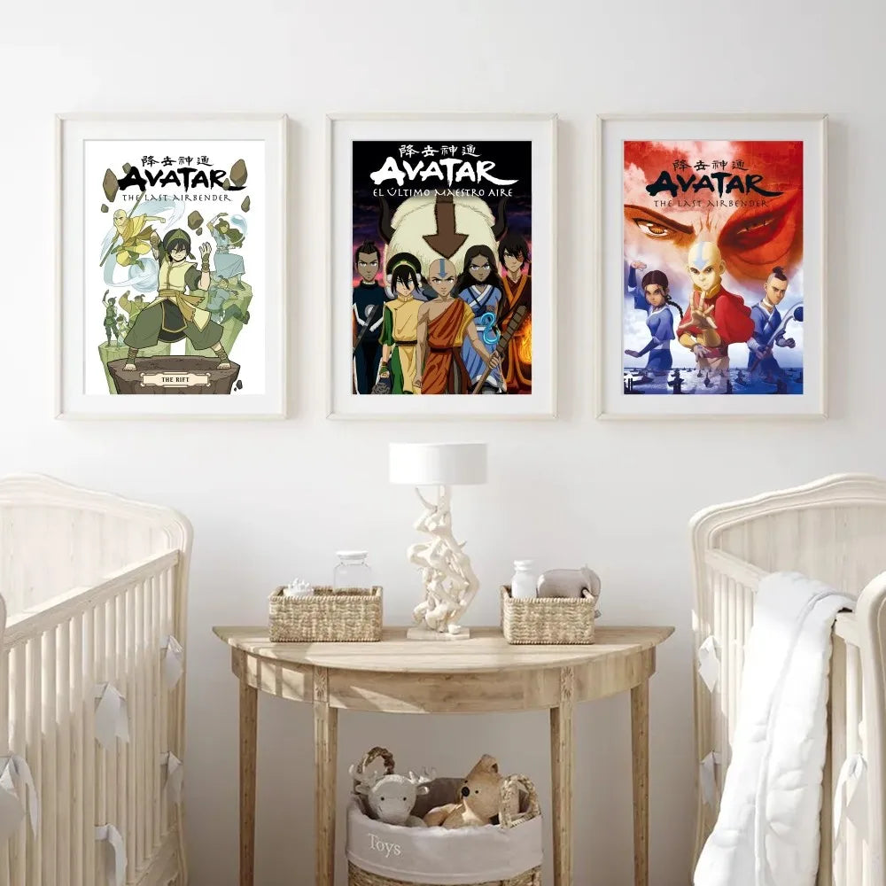 Anime Avatar Poster Wall Art Home Decor Room Decor Digital Painting Living Room Restaurant Kitchen Art