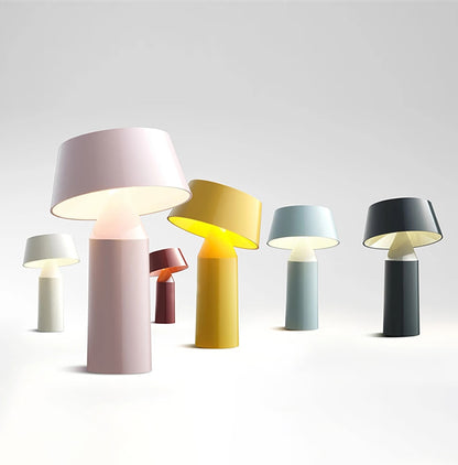 Mehrere Farben wiederaufladbare Tischlampe Restaurant Bar Atmosphäre Leuchte Touch Geschenk Lade Nachtlicht für Schlafzimmer Dekoration 